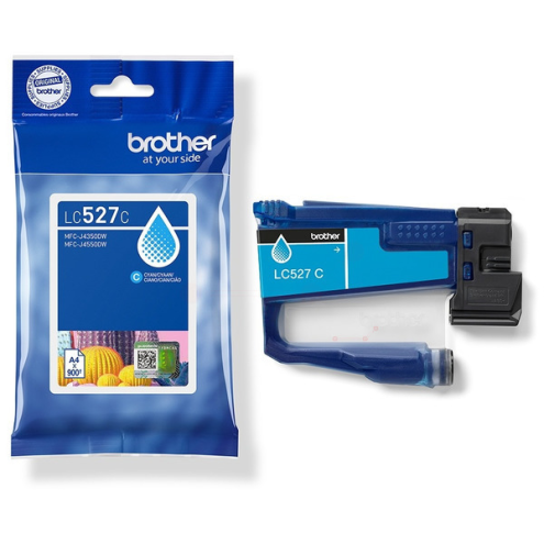 ORIGINAL BROTHER LC527C Tintenpatrone cyan 900 Seiten