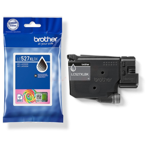 ORIGINAL BROTHER LC527XLBK Tintenpatrone schwarz High-Capacity 3.500 Seiten