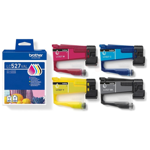 ORIGINAL BROTHER LC527VAL Tintenpatrone MultiPack Bk,C,M,Y 1200pg + 3x900 pg