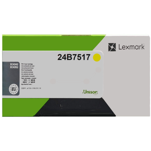 ORIGINAL LEXMARK 24B7517 Toner-Kit gelb 14.200 Seiten
