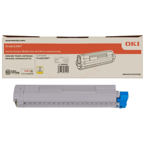 ORIGINAL OKI 46606505 Toner-Kit gelb 10.000 Seiten