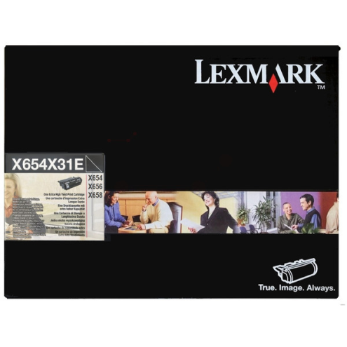 ORIGINAL LEXMARK X654X31E Tonerkartusche schwarz 36.000 Seiten