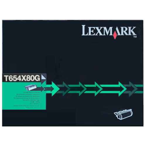 ORIGINAL LEXMARK T654X80G Tonerkartusche schwarz remanufactured 36.000 Seiten