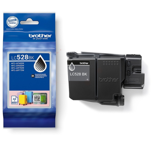ORIGINAL BROTHER LC528BK Tintenpatrone schwarz extra High-Capacity 6.000 Seiten