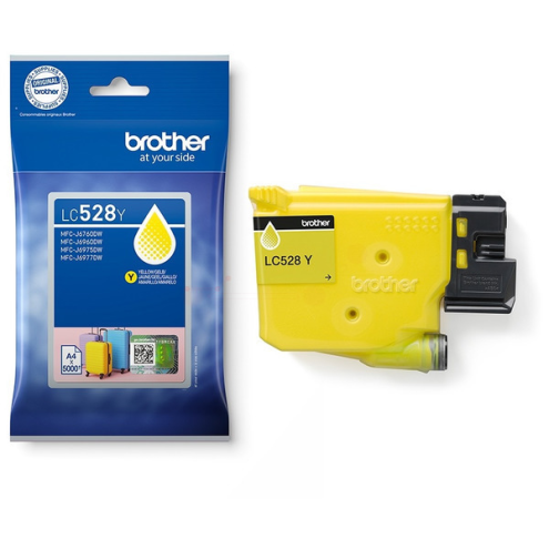 ORIGINAL BROTHER LC528Y Tintenpatrone gelb extra High-Capacity 5.000 Seiten