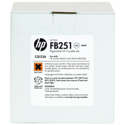 ORIGINAL HP FB251 Tintenpatrone weiss 2.000,00 ml (CQ 123 A)