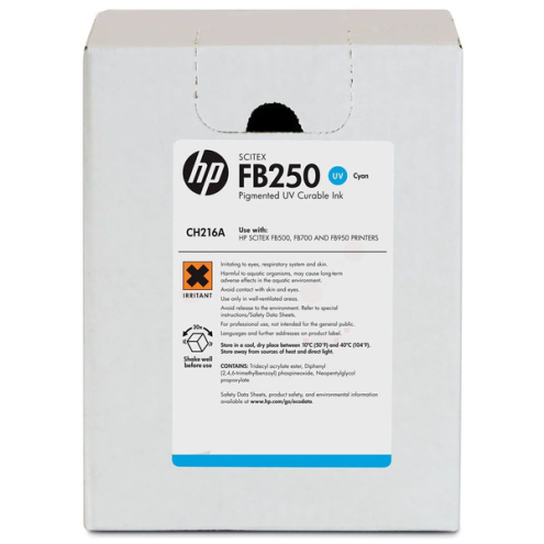 ORIGINAL HP FB250 Tintenpatrone cyan 3.000,00 ml (CH 216 A)