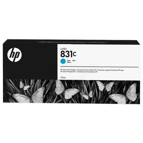 ORIGINAL HP 831C Tintenpatrone cyan Latex 775,00 ml (CZ 695 A)