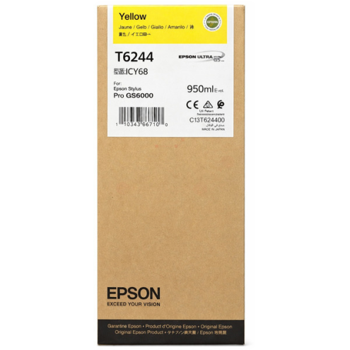 ORIGINAL EPSON T6244 Tintenpatrone gelb 950,00 ml (C 13 T 624400)