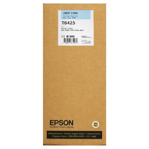 ORIGINAL EPSON T6425 Tintenpatrone cyan hell 150,00 ml (C 13 T 642500)