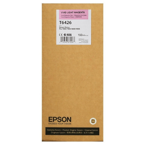 ORIGINAL EPSON T6426 Tintenpatrone magenta hell 150,00 ml (C 13 T 642600)