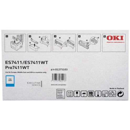ORIGINAL OKI 01275103 Drum Kit cyan 20.000 Seiten