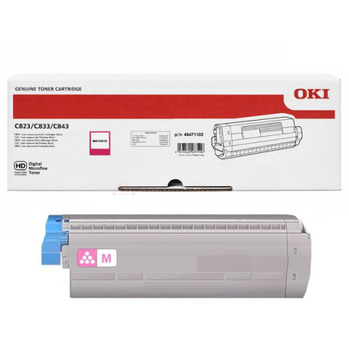 ORIGINAL OKI 46471102 Toner-Kit magenta 7.000 Seiten