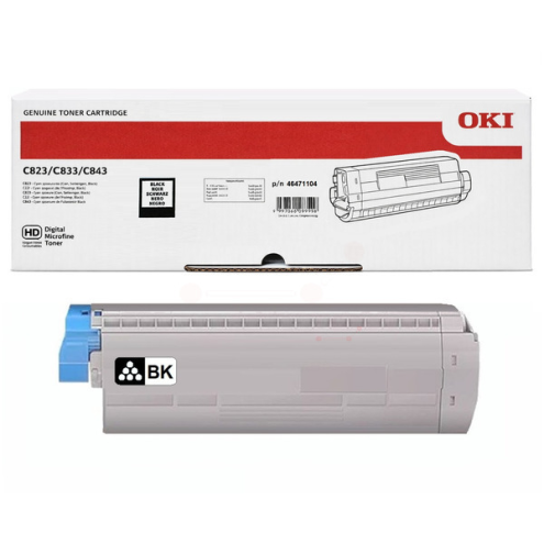 ORIGINAL OKI 46471104 Toner-Kit schwarz 7.000 Seiten