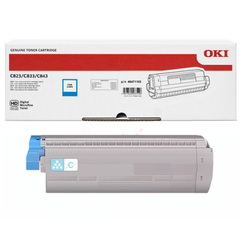 ORIGINAL OKI 46471103 Toner-Kit cyan 7.000 Seiten