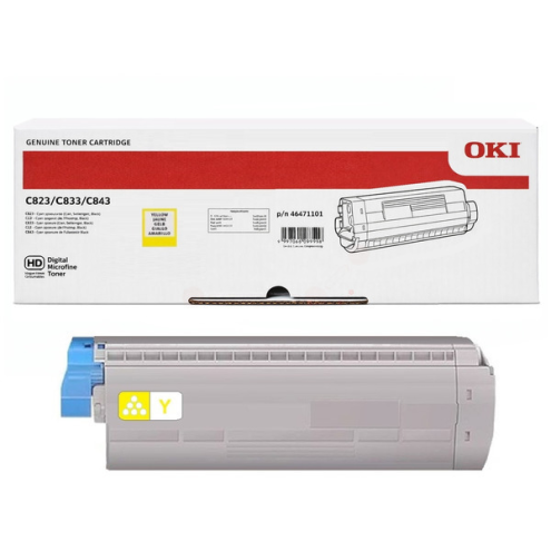ORIGINAL OKI 46471101 Toner-Kit gelb 7.000 Seiten