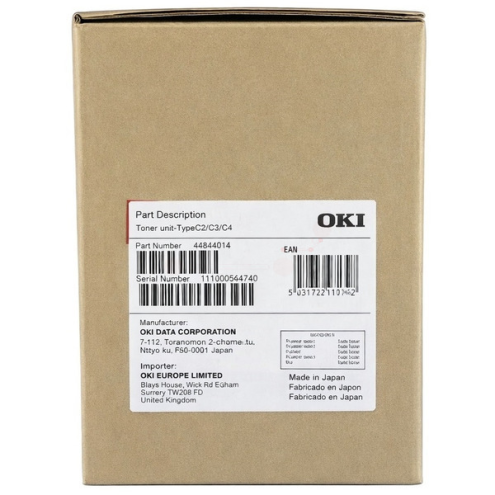ORIGINAL OKI 46844014 Tonerkartusche schwarz 9.000 Seiten