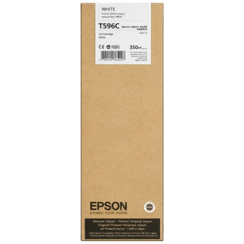 ORIGINAL EPSON T596C Tintenpatrone weiss 350,00 ml (C 13 T 596C00)