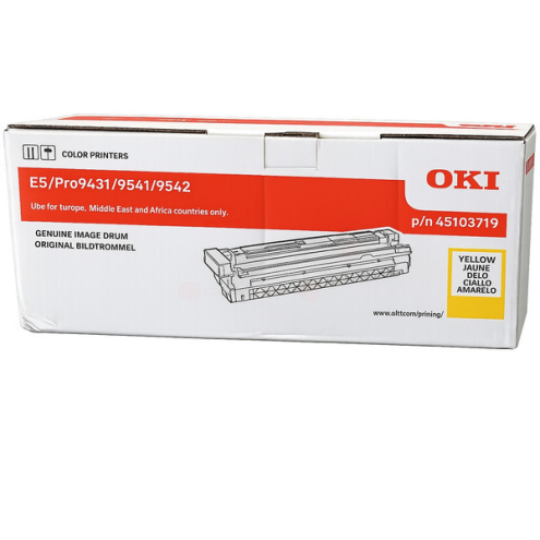 ORIGINAL OKI 45103719 Drum Kit gelb 40.000 Seiten