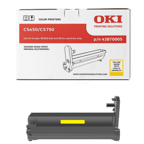 ORIGINAL OKI 43870005 Drum Kit gelb 20.000 Seiten