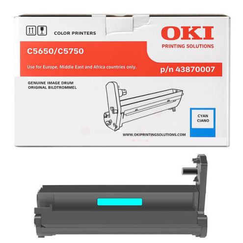 ORIGINAL OKI 43870007 Drum Kit cyan 20.000 Seiten