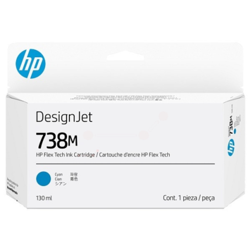ORIGINAL HP 738M Tintenpatrone cyan 130,00 ml (A24VMA)