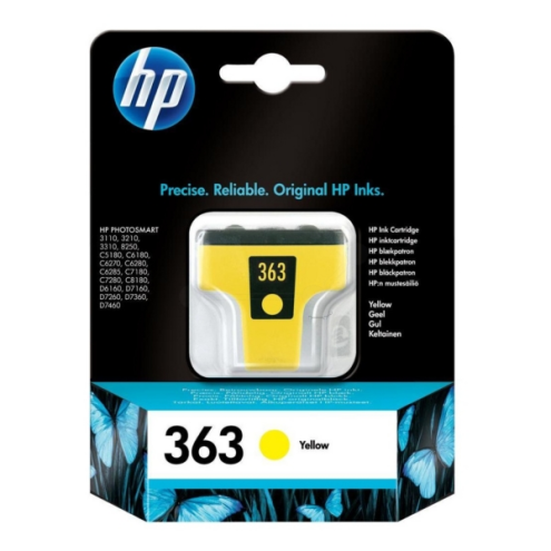 ORIGINAL HP 363 Tintenpatrone gelb 510 Seiten, 6,00 ml (C 8773 EE)