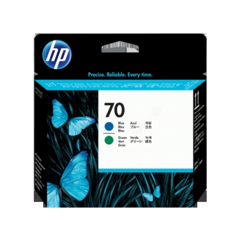 ORIGINAL HP 70 Druckkopf blau +gr?n 130,00 ml (C 9408 A)