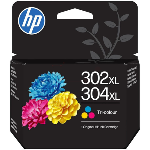 ORIGINAL HP 302XL304XL Druckkopfpatrone color High-Capacity 300 Seiten (B7RT8AE)