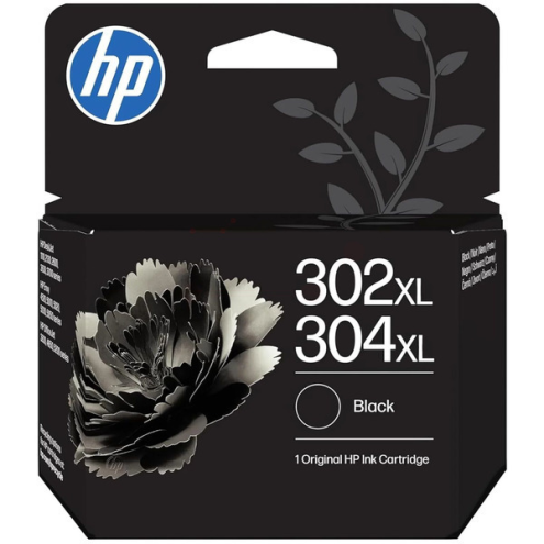ORIGINAL HP 302XL304XL Druckkopfpatrone schwarz High-Capacity 300 Seiten (B7RT9AE)