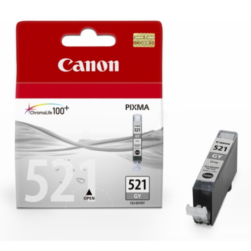 ORIGINAL CANON CLI521GY Tintenpatrone grau 1.370 Seiten, 9,00 ml (2937 B 001)