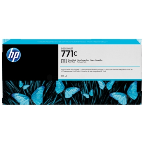 ORIGINAL HP 771C Tintenpatrone schwarz foto 775,00 ml (B6Y13A)