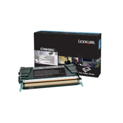 ORIGINAL LEXMARK C746H2KG Tonerkartusche schwarz 12.000 Seiten