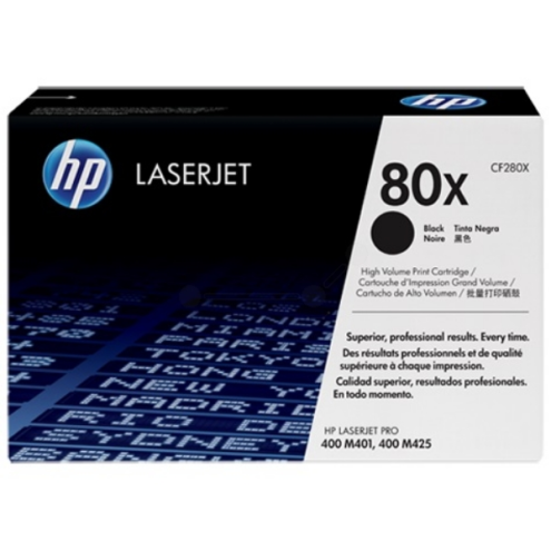 ORIGINAL HP 80X Tonerkartusche schwarz High-Capacity 6.900 Seiten (CF 280 X)