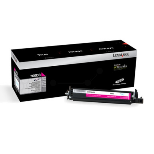 ORIGINAL LEXMARK 700D3 Entwicklereinheit magenta 40.000 Seiten (70C0D30)