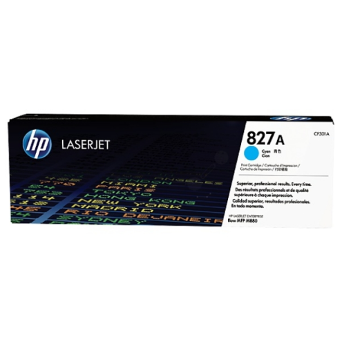 ORIGINAL HP 827A Toner cyan 32.000 Seiten (CF 301 A)