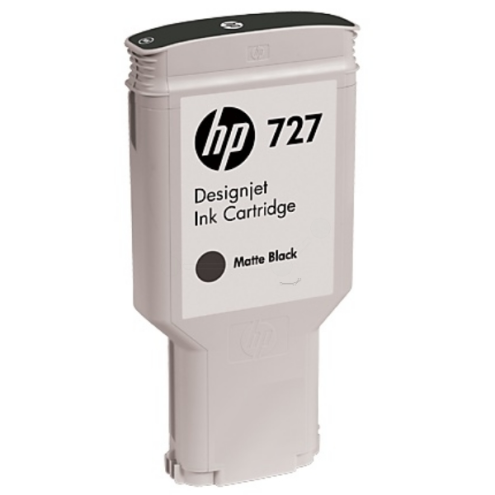 ORIGINAL HP 727 Tintenpatrone schwarz matt 300,00 ml (C1Q12A)