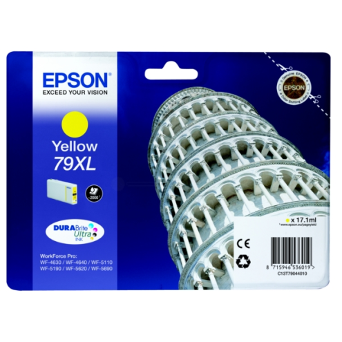 ORIGINAL EPSON 79XL Tintenpatrone gelb High-Capacity 2.000 Seiten, 17,10 ml (C 13 T 79044010)