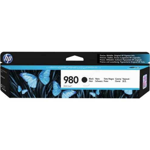 ORIGINAL HP 980 Tintenpatrone schwarz 10.000 Seiten, 203,50 ml (D8J10A)