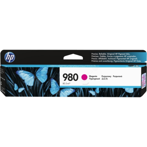 ORIGINAL HP 980 Tintenpatrone magenta 6.600 Seiten, 80,50 ml (D8J08A)