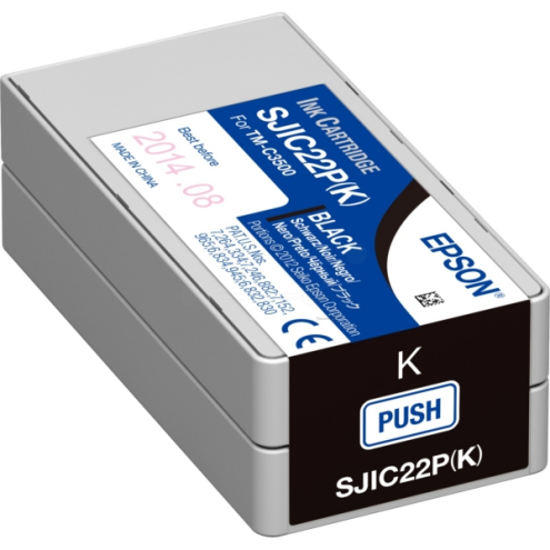 ORIGINAL EPSON SJIC22PK Tintenpatrone schwarz 33,00 ml (C 33 S0 20601)