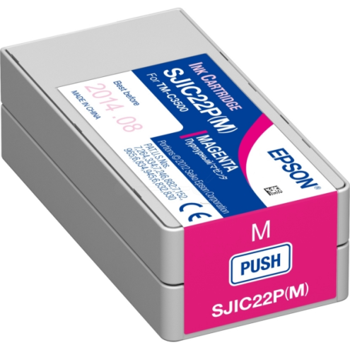 ORIGINAL EPSON SJIC22PM Tintenpatrone magenta 32,50 ml (C 33 S0 20603)