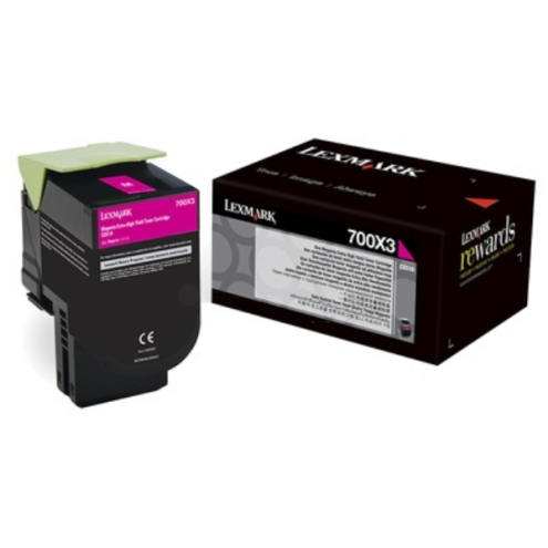 ORIGINAL LEXMARK 700X3 Toner-Kit magenta 4.000 Seiten (70C0X30)