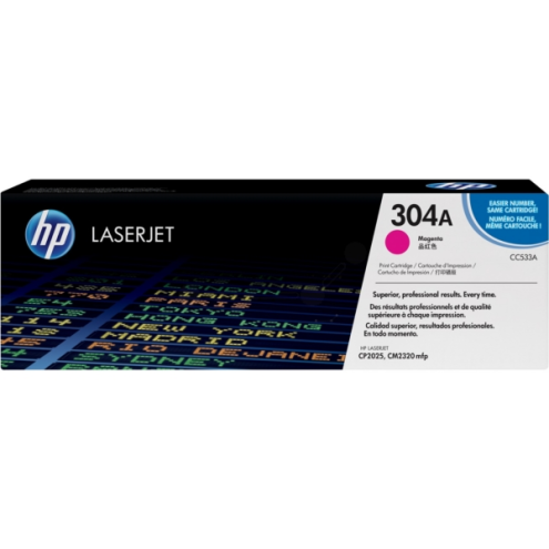 ORIGINAL HP 304A Tonerkartusche magenta 2.800 Seiten (CC 533 A)