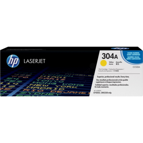 ORIGINAL HP 304A Tonerkartusche gelb 2.800 Seiten (CC 532 A)