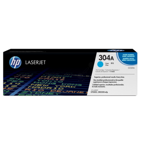 ORIGINAL HP 304A Tonerkartusche cyan 2.800 Seiten (CC 531 A)
