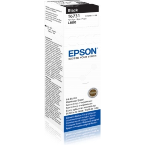ORIGINAL EPSON T6731 Tintenflasche schwarz 1.800 Seiten, 70,00 ml (C 13 T 67314A)
