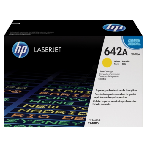 ORIGINAL HP 642A Tonerkartusche gelb 7.500 Seiten (CB 402 A)