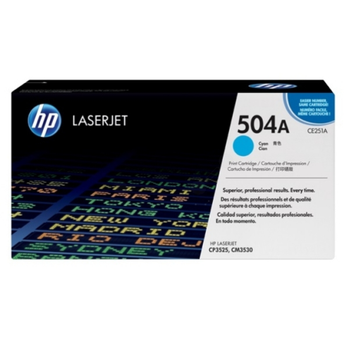ORIGINAL HP 504A Tonerkartusche cyan 7.000 Seiten (CE 251 A)