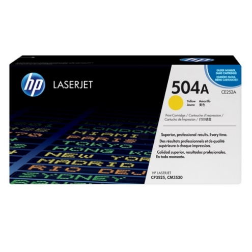 ORIGINAL HP 504A Tonerkartusche gelb 7.000 Seiten (CE 252 A)